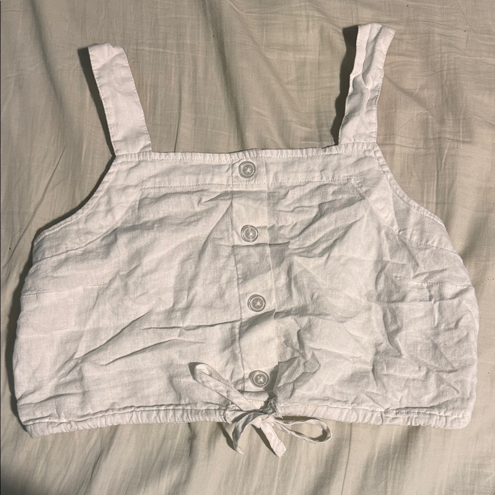 a new day Cream Button-Up Top